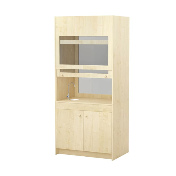 Шкаф вытяжной с сантехникой демонстрационный 1050*700*2250. Артикул производителя 382